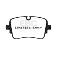 EBC Yellowstuff задние тормозные колодки Audi Q7/SQ7/SQ8/E-tron/S6/S7/S8/Touareg (4M/D5/C8) (под 350мм диск)