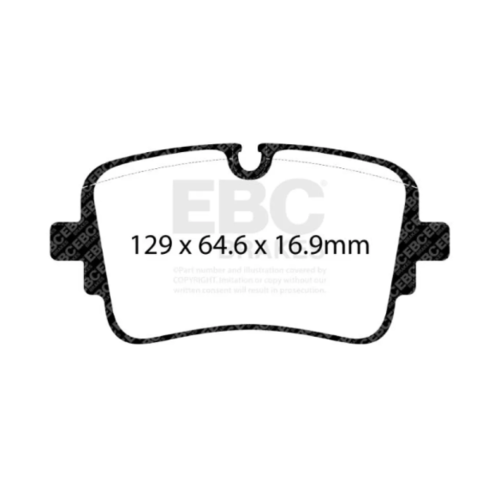 EBC Bluestuff задние тормозные колодки Audi Q7/SQ7/SQ8/E-tron/S6/S7/S8/Touareg (4M/D5/C8) (под 350мм диск)