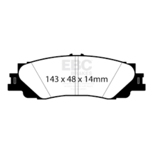 EBC Bluestuff задние тормозные колодки для Toyota Land Cruiser 300