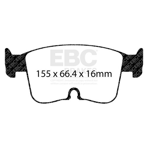 EBC Yellowstuff Передние тормозные колодки для VW Golf 8/Tiguan (mk3)/Passat (b9)/Audi A3 (8y)/Superb (b9) (под 306мм торм диск) EBC Yellowstuff Передние тормозные колодки для VW Golf 8/Tiguan (mk3)/Passat (b9)/Audi A3 (8y)/Superb (b9) (под 306мм торм диск)