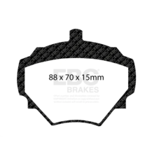 EBC Greenstuff задние тормозные колодки для Range Rover (70-85)/Defender 90 (91-16) (под 290мм диск)