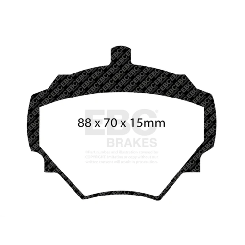EBC Greenstuff задние тормозные колодки для Range Rover (70-85)/Defender 90 (91-16) (под 290мм диск) EBC Greenstuff задние тормозные колодки для Range Rover (70-85)/Defender 90 (91-16) (под 290мм диск)