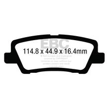 EBC Yellowstuff задние тормозные колодки для Cadillac ATS/CTS (12-19) (под 315мм диск)