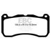 EBC Yellowstuff передние тормозные колодки для Ford Mustang 5th 5.8L Shelby GT500 (под 380мм диск) EBC Yellowstuff передние тормозные колодки для Ford Mustang 5th 5.8L Shelby GT500 (под 380мм диск)
