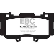 EBC Yellowstuff передние тормозные колодки Ford Mustang mk6 2.3L turbo