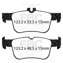 EBC Ultimax задние тормозные колодки для Ford Edge/Galaxy (mk3)/SMax (mk2)/Kuga (mk2/mk3) (15-21) (под 302/316мм диск)