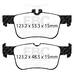 EBC Ultimax задние тормозные колодки для Ford Edge/Galaxy (mk3)/SMax (mk2)/Kuga (mk2/mk3) (15-21) (под 302/316мм диск) EBC Ultimax задние тормозные колодки для Ford Edge/Galaxy (mk3)/SMax (mk2)/Kuga (mk2/mk3) (15-21) (под 302/316мм диск)