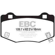 EBC Yellowstuff задние тормозные колодки для Ford Mustang 6 GT350 (Shelby)