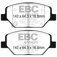 EBC Yellowstuff передние тормозные колодки для Chevrolet Camaro 2.0L (mk6) (под 321мм диск)