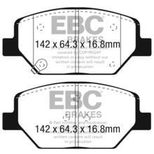 EBC Yellowstuff передние тормозные колодки для Chevrolet Camaro 2.0L (mk6) (под 321мм диск)
