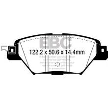 EBC Yellowstuff задние тормозные колодки для Mazda CX9 (mk2)