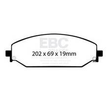 EBC Yellowstuff передние тормозные колодки Dodge RAM 1500 TRX/Durango 3.6/5.7/6.2L (2019+) (под 378мм диск)