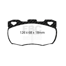 EBC Greenstuff передние тормозные колодки для Land Rover Defender 90/110 (86-16) (под 298мм диск)