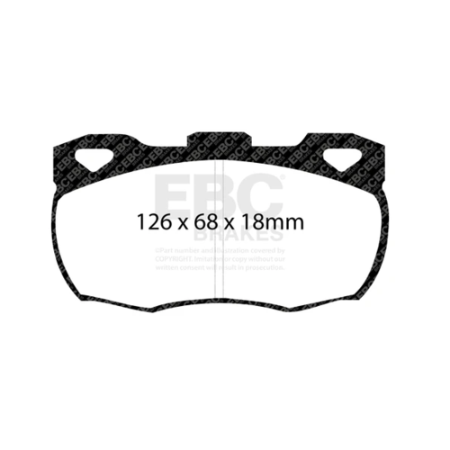 EBC Greenstuff передние тормозные колодки для Land Rover Defender 90/110 (86-16) (под 298мм диск) EBC Greenstuff передние тормозные колодки для Land Rover Defender 90/110 (86-16) (под 298мм диск)