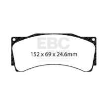EBC RPX гоночные тормозные колодки AP RACING 9660, CP3905D54