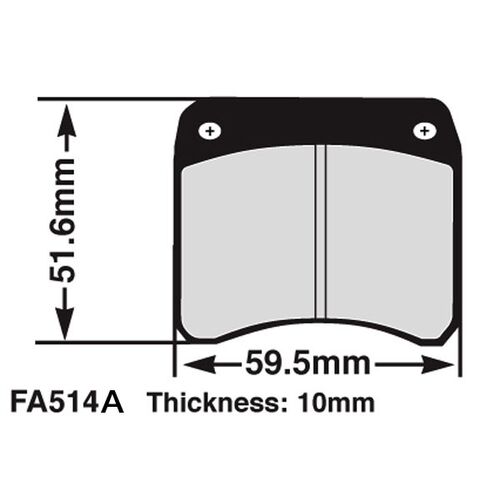 EBC FA514A тормозные колодки
