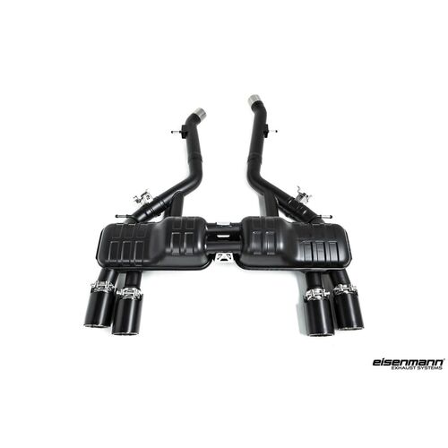 EISENMANN Выхлопная система (задняя часть) 4x90 mm Tip Carbon chrome/black для BMW F87 M2