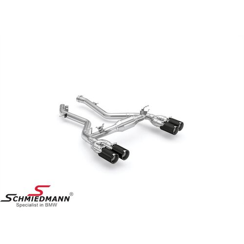 EISENMANN RM Muffler Delete 4x90 mm Tip LeMans chrome/black BMW F87 M2 Competition