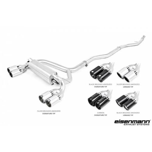 EISENMANN Выхлопная система 4x90 mm Tip chrome/aluminum для BMW F87 M2 MT