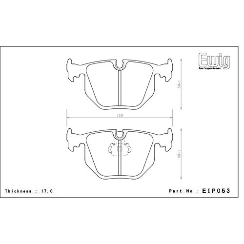 ENDLESS EIP053ME20 Тормозные колодки для BMW M3 E46 (SMG II)/M5 E39/M ROADSTER Z4 M Coupe/M ROADSTER