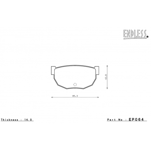 ENDLESS EP064MA45B Тормозные колодки задние для NISSAN 240SX/180SX/ SILVIA S13/S14 ENDLESS EP064MA45B Тормозные колодки задние для NISSAN 240SX/180SX/ SILVIA S13/S14