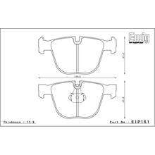 ENDLESS EIP151MA45BТормозные колодки задние для BMW M3 E92/E90/ M5 E60/M6 E63/E64/ X6 E72 Active Hyb
