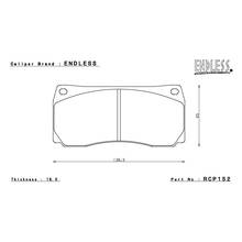 ENDLESS SSM Тормозные колодки для суппортов Endless 6-pot 138.3X65MM