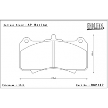ENDLESS ME20 Тормозные колодки для AP Racing Radi-Cal 6pot