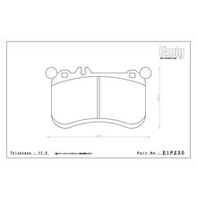 ENDLESS CCRg передние тормозные колодки для Mercedes A45/CLA45/GLA45 AMG (w176/w117/x156)
