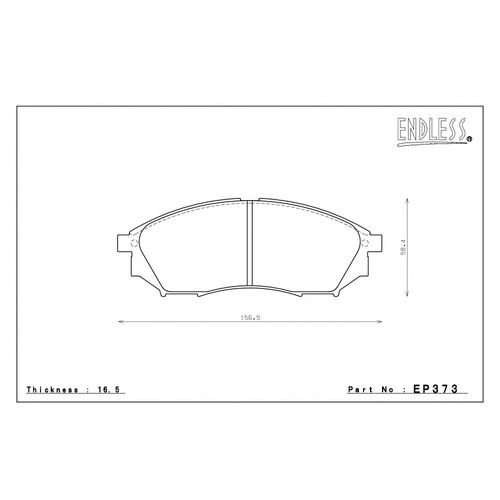 ENDLESS КОЛОДКИ ТОРМОЗНЫЕ ПЕРЕД NISSAN/INFINITI (компл) ENDLESS КОЛОДКИ ТОРМОЗНЫЕ ПЕРЕД NISSAN/INFINITI (компл)