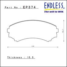 ENDLESS EP374CCRg Тормозные колодки