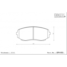 ENDLESS CC-A Тормозные колодки перед MAZDA CX-7