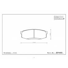 ENDLESS SSS задние тормозные колодки для Toyota Land Cruiser 200/ Lexus LX570/LX450d