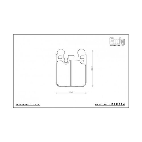 ENDLESS MX72Plus Задние тормозные колодки для BMW M3/M4 (F80/F82) (чугун) / F20/F22/F30/F32 (M Performance) ENDLESS MX72Plus Задние тормозные колодки для BMW M3/M4 (F80/F82) (чугун) / F20/F22/F30/F32 (M Performance)