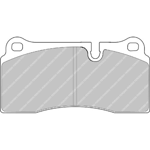 FERODO FCP1281R DS3000 Колодки зад Nissan GTR R35 / AUDI R8 / LAMBORGINI DIABLO/Gallardo/Murcielago