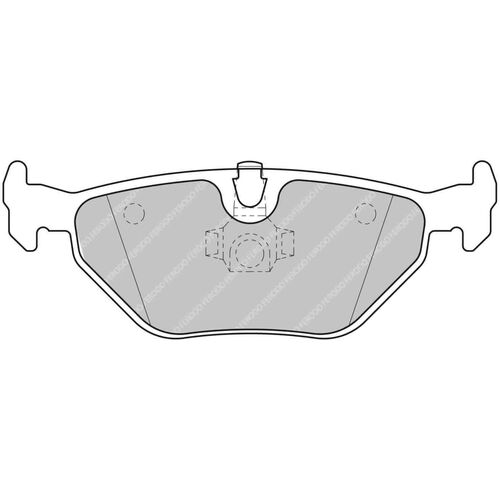 FERODO FCP1301H DS2500 Колодки зад для BMW E46 318/320/323/325/328 / E39 530/540 / E85/E86 Z4