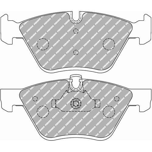 FERODO FCP1773H DS2500 Колодки перед для BMW E87 130i / E90/E91/E92 318/320/325/330 / E60 520/525