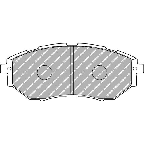 FERODO FDSE1984 Колодки тормозные передние для Subaru Forester IV 2.0 XT / Impreza II (GD, GG) 2.0 WRX  AKEBONO/TOKICO