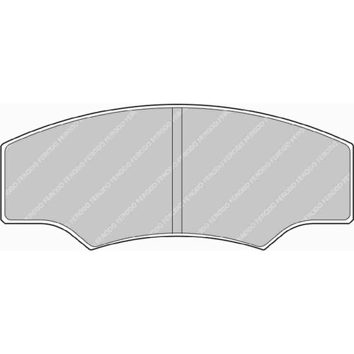 FERODO FRP218M тормозные колодки для суппортов Alcon /AP Racing /Proma 4-piston