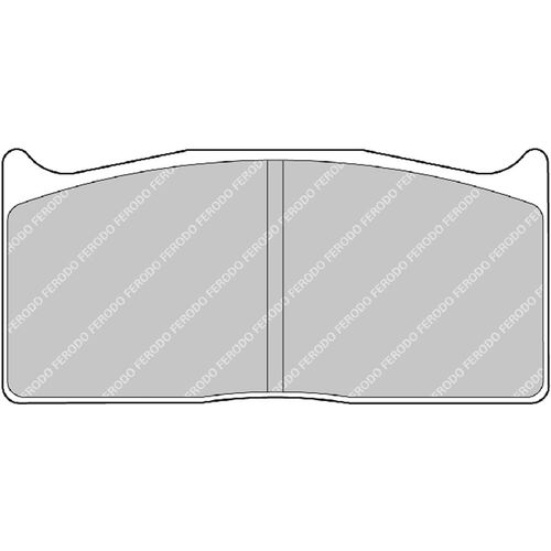 FERODO FRP308R DS3000 Колодки зад Mitsubishi EVO IX-X Gr N Rear (20mm)