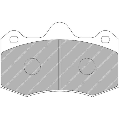 FERODO DS1.11  Колодки задние для McLaren MP4-12C (2011+) / Lotus Evora (перед)