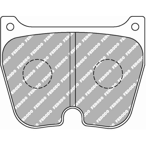 FERODO ds2500 тормозные колодки (комплект 4 шт.) BREMBO 07.A010.10; JBT FM8P