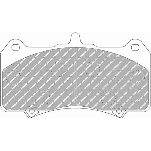FERODO DS2500 Тормозные колодки для AP Racing Radi-Cal 6pot FERODO DS2500 Тормозные колодки для AP Racing Radi-Cal 6pot
