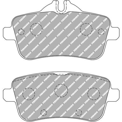 FERODO FDS4587 Тормозные колодки задние для Mercedes A-Class (W176)/M-Class (W166)/SLK (R172) 55 AMG(LUCAS/TRW CALIPER)