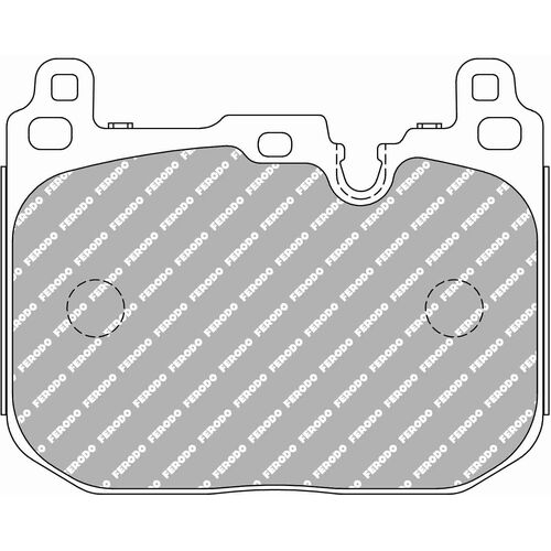 FERODO DS1.11 передние тормозные колодки для BMW M1/M2/M3/M4/1/2/3/4-ser (M performance)
