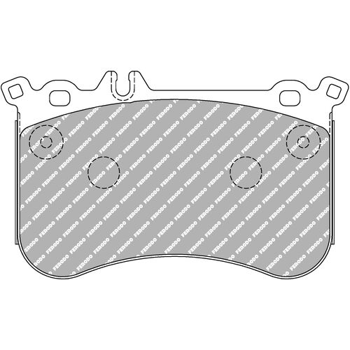 FERODO FDS4806 Тормозные колодки передние для Mercedes A-Class (W176)/SLK (R172)(BREMBO CALIPER)