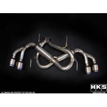 HKS 31025-AN004 Выхлопная система Spec-R (титан) для Nissan GTR R35