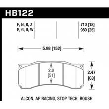 HAWK HPS 5.0 тормозные колодки под Alcon/AP Racing/Stoptech ST60