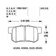 Brannor Ceramic задние тормозные колодки для Honda Civic Type-R/ S2000/Accord Euro R/ Integra Type-R