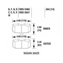 Brannor Ceramic передние тормозные колодки для Subaru Impreza WRX/ Nissan Silvia/180SX/300ZX